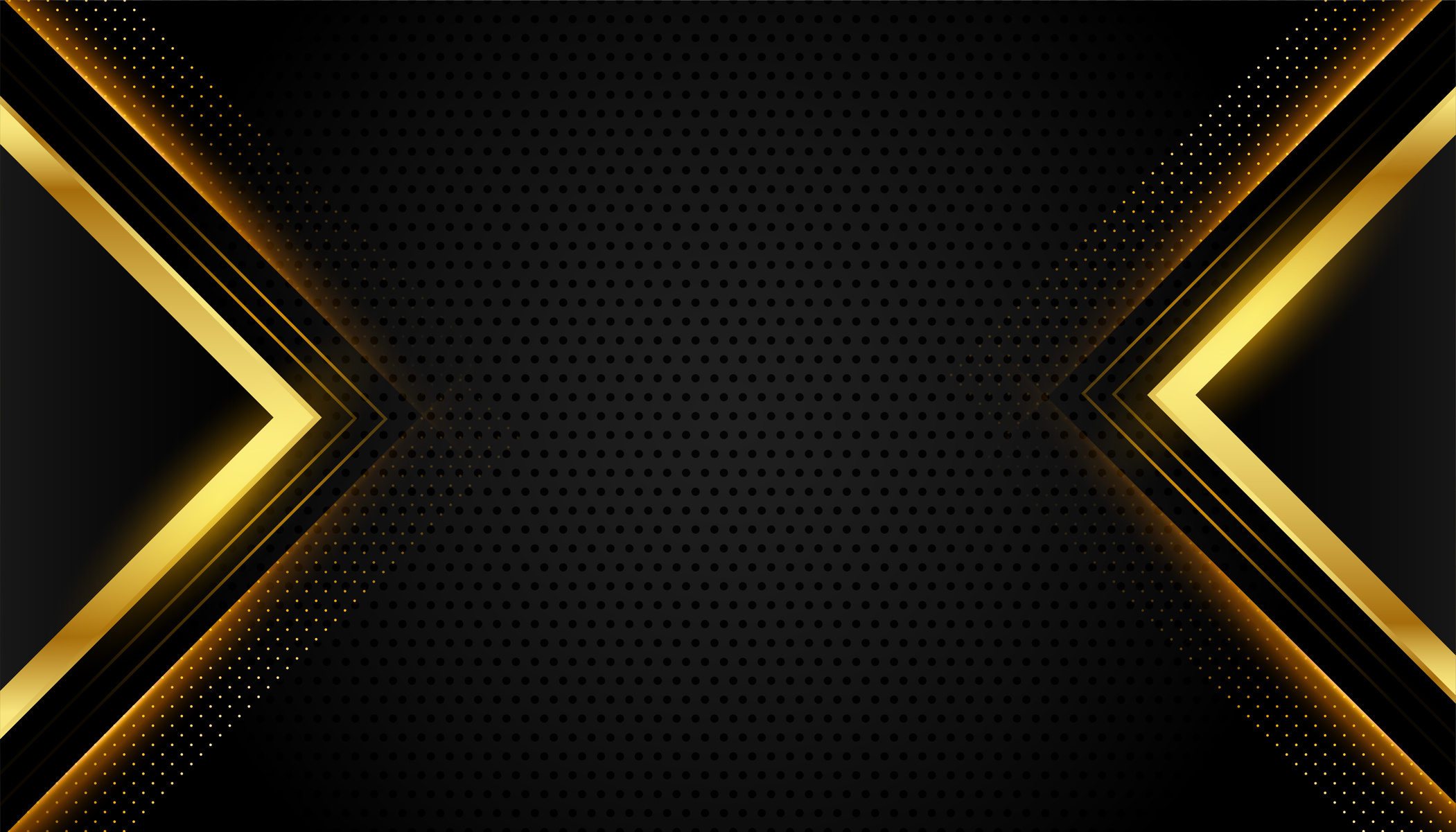 Abstract Premium Black and Gold Geometric Background
